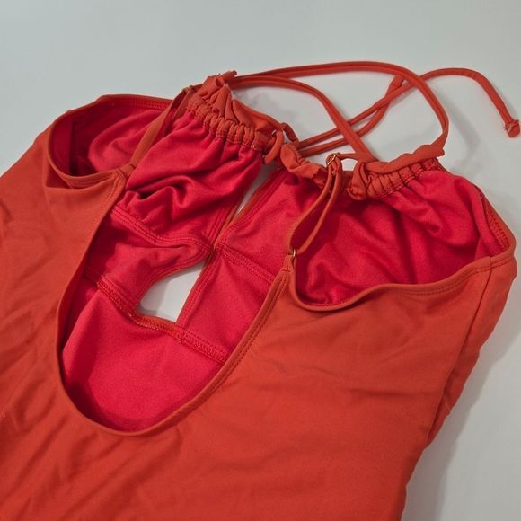 Shade and Short one piece halter swimsuit - Picture 13 of 16